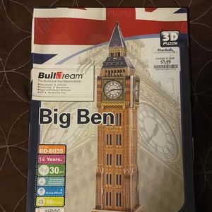 💥RETIRED💥 BIG BEN 3D stand up puzzle
